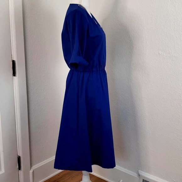 Vintage Village Fair Women's Blue Dress Size Small - Picture 7 of 9